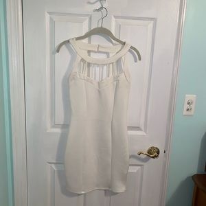 DULCE CAROLA White Bodycon Dress